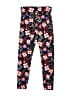Justice Floral Black Casual Pants Size 12 - photo 2