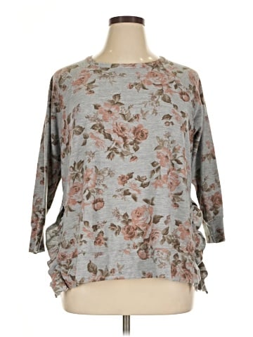 Kim & Cami 3/4 Sleeve Blouse (view 1)