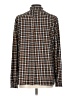 Anne Klein Houndstooth Brown Long Sleeve Blouse Size L - photo 2