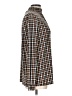 Anne Klein Houndstooth Brown Long Sleeve Blouse Size L - photo 4