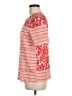Tory Burch 100% Pima Cotton Red Short Sleeve Top Size M - photo 5