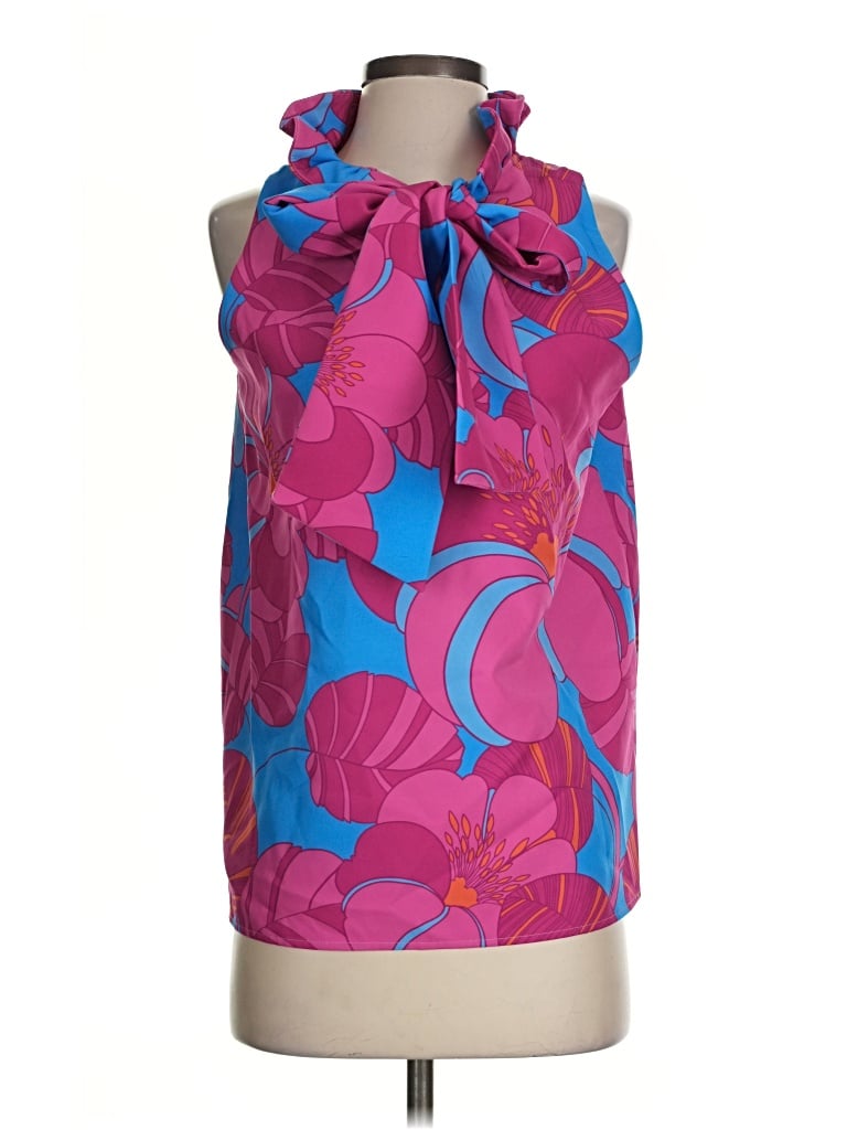 Pre-owned Tuckernuck Sleeveless Blouse In Pink