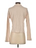 Aqua Tan Long Sleeve Blouse Size S - photo 2