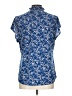 Adrienne Vittadini Blue Short Sleeve Blouse Size L - photo 2