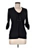 Nanette Lepore Black 3/4 Sleeve Top Size M - photo 1