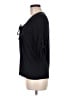 Nanette Lepore Black 3/4 Sleeve Top Size M - photo 5