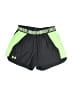 Under Armour 100% Polyester Color Block Green Athletic Shorts Size XS - photo 1
