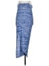 H&M Mama 100% Polyester Blue Casual Skirt Size S - photo 2