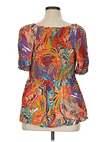 Cato 3/4 Sleeve Blouse (view 2)