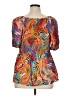Cato 100% Rayon Orange 3/4 Sleeve Blouse Size 14 - 16 - photo 2