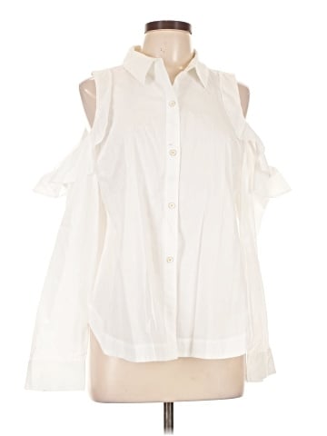 Maeve Sleeveless Button-Down Shirt (view 1)