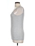 Faded Glory Silver Sleeveless Top Size L - photo 5