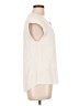 DR2 100% Viscose Ivory Sleeveless Blouse Size L - photo 4