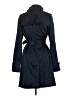 Rebecca Taylor Blue Trenchcoat Size 6 - photo 2