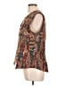 Coldwater Creek 100% Polyester Gold Vest Size L - photo 5