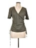 Max Studio Green Short Sleeve T-Shirt Size L - photo 1