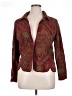 Coldwater Creek Paisley Burgundy Blazer Size L - photo 1