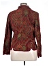 Coldwater Creek Paisley Burgundy Blazer Size L - photo 2