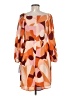 Donna Morgan 100% Polyester Print Orange Cocktail Dress Size 6 - photo 2
