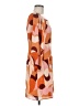 Donna Morgan 100% Polyester Print Orange Cocktail Dress Size 6 - photo 4