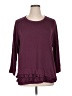 Simply Vera Vera Wang Burgundy Pullover Sweater Size XL - photo 1