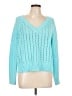Talbots 100% Cotton Teal Pullover Sweater Size L - photo 1