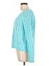 Talbots 100% Cotton Teal Pullover Sweater Size L - photo 5