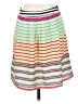 THML 100% Polyester Stripes Green Casual Skirt Size S - photo 1