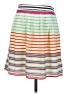 THML 100% Polyester Stripes Green Casual Skirt Size S - photo 2