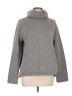 J.Crew Factory Store 100% Polyester Tweed Gray Turtleneck Sweater Size L - photo 1