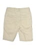 IZOD Solid Tan Khaki Shorts Size 7 - photo 2