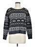 Haute Hippie 100% Merino Print Gray Wool Sweater Size Med - Lg - photo 1