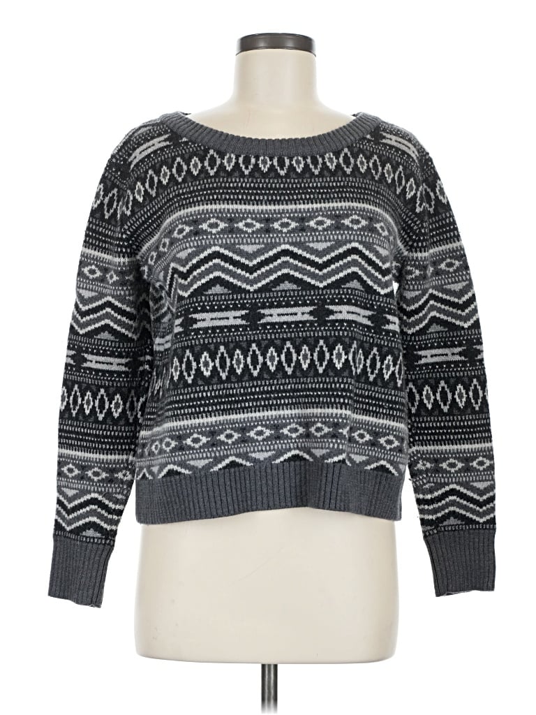 Pre-owned Haute Hippie Wool Sweater In Gray