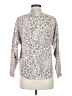 Sioni Animal Print Silver Pullover Sweater Size M - photo 2