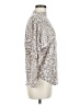 Sioni Animal Print Silver Pullover Sweater Size M - photo 4