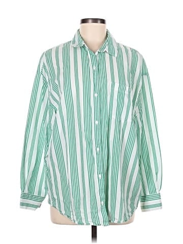 Old Navy 3/4 Sleeve Button-Down Shirt (view 1)