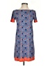 Tory Burch Print Blue Casual Dress Size XS - photo 1