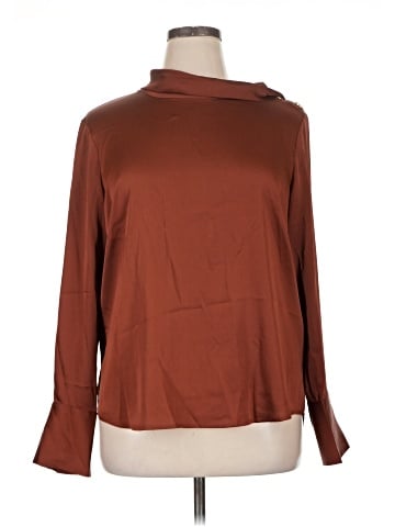 Donna Karan New York Long Sleeve Blouse (view 1)