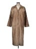 Assorted Brands 100% Leather Tan Trenchcoat Size XXL (estimated) - photo 1