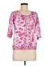 Bandolino Tie-dye Pink 3/4 Sleeve Blouse Size M - photo 1