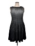 Haani Polka Dots Black Cocktail Dress Size XL (petite) - photo 1