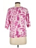 Bandolino Tie-dye Pink 3/4 Sleeve Blouse Size M - photo 2