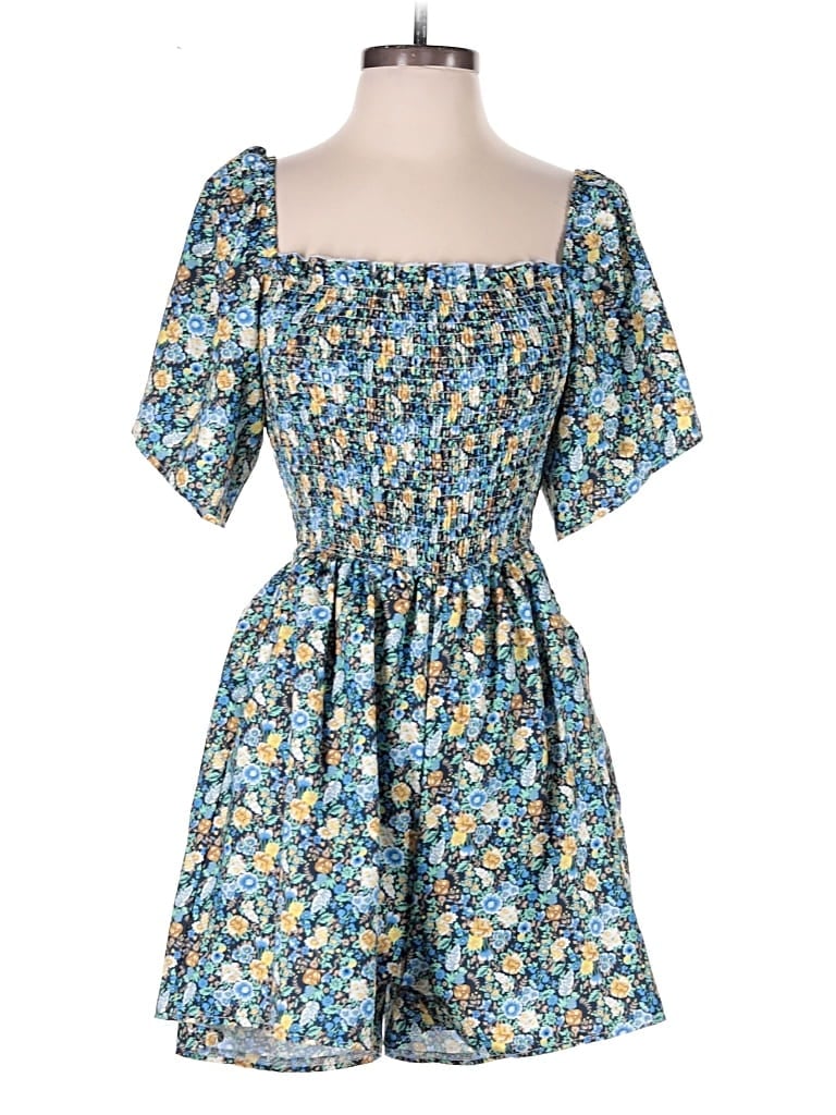 Pre-owned Unbranded Romper In Blue