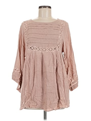 By Together 3/4 Sleeve Blouse (view 1)