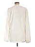 FDJ 100% Polyester Ivory Long Sleeve Blouse Size 10 - photo 2