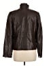Linda Allard Ellen Tracy 100% Leather Brown Jacket Size 8 - photo 2