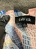 Fab'rik 100% Polyester Stripes Blue Pink Jumpsuit Size L - photo 4