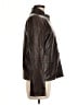 Linda Allard Ellen Tracy 100% Leather Brown Jacket Size 8 - photo 4