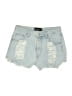 Minkpink Blue Denim Shorts Size M - photo 1