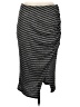 I Heart Ronson Stripes Gray Casual Skirt Size M - photo 1